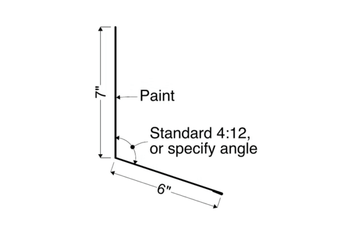 Endwall trim detail for Corrugated metal panels