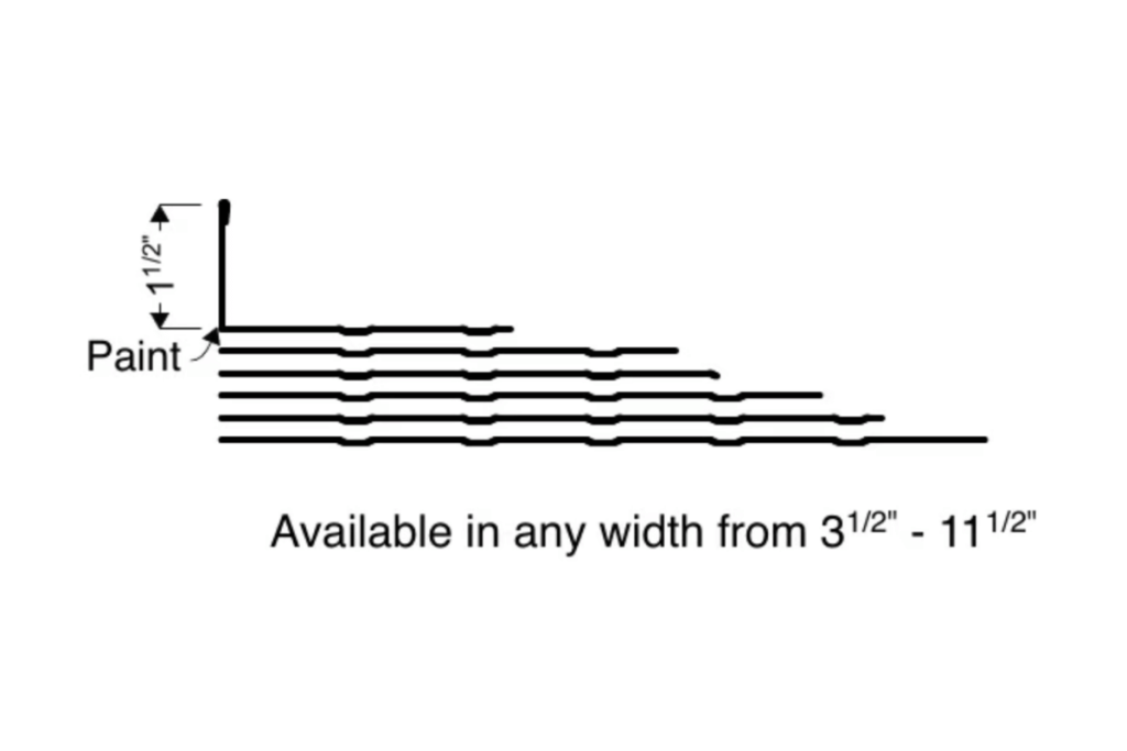 Ribbed Fascia trim detail for Corrugated metal panels